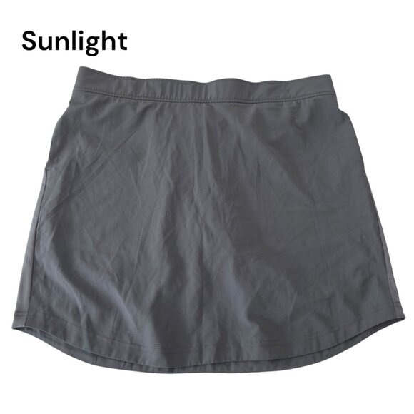 Eddie Bauer Women SZ XXL Gray Athletic Skort Built-In Shorts Stretchy Activewear - Picture 1 of 9